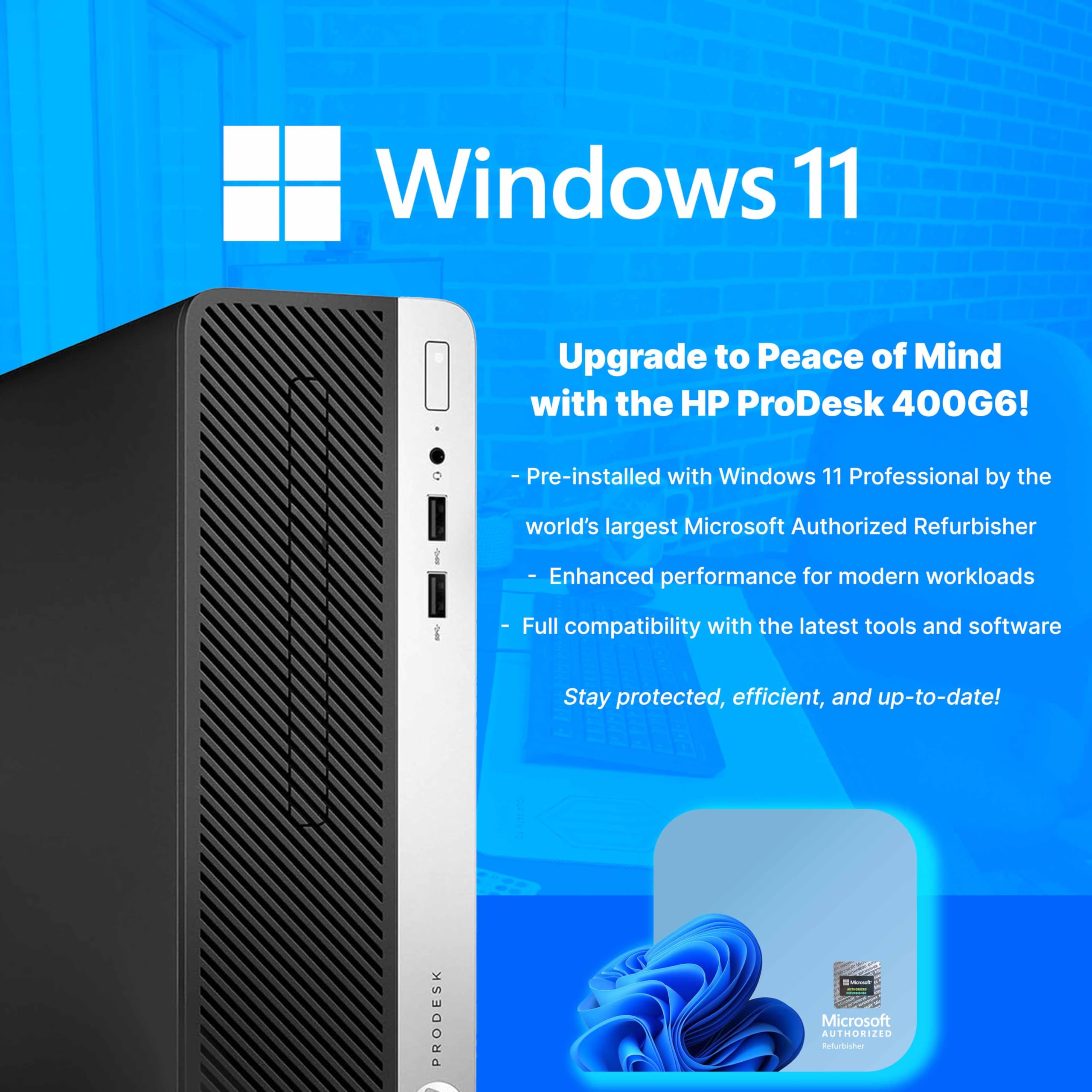 Amazon.com: HP 400G6 ProDesk Desktop PC | Windows 11 Pro | Intel